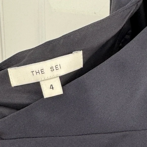 The Sei Strappy Gathered Silk Dress 4 - Picture 5 of 10